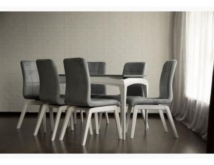 КОМПЛЕКТ ОБІДНІЙ NAVI SOFT (Білий) "Marko Furniture"