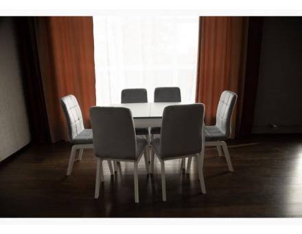 КОМПЛЕКТ ОБІДНІЙ NAVI SOFT (Білий) "Marko Furniture"