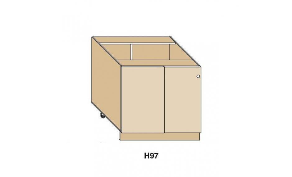 Тумба нижня Н 97 Аліна (В: 820 мм Ш: 970 мм Г: 440 мм)