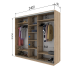 Шафа-купе 2400мм "Garant"